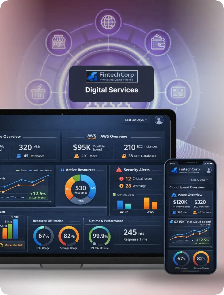 Implementing a structured cloud governance framework to control costs, improve security posture, and standardize cloud operations across business units